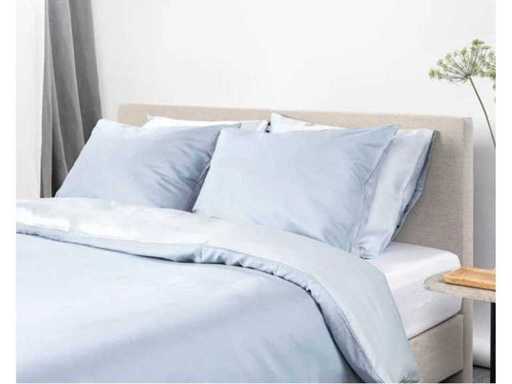 Florrèl Duvet Cover set plain Sateen 60% org. Cotton 40% 200x220+(2) 60x70 (6x)