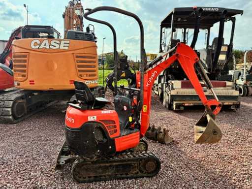 KUBOTA K 008-3 Excavator Mini Crawler de 1 tonă