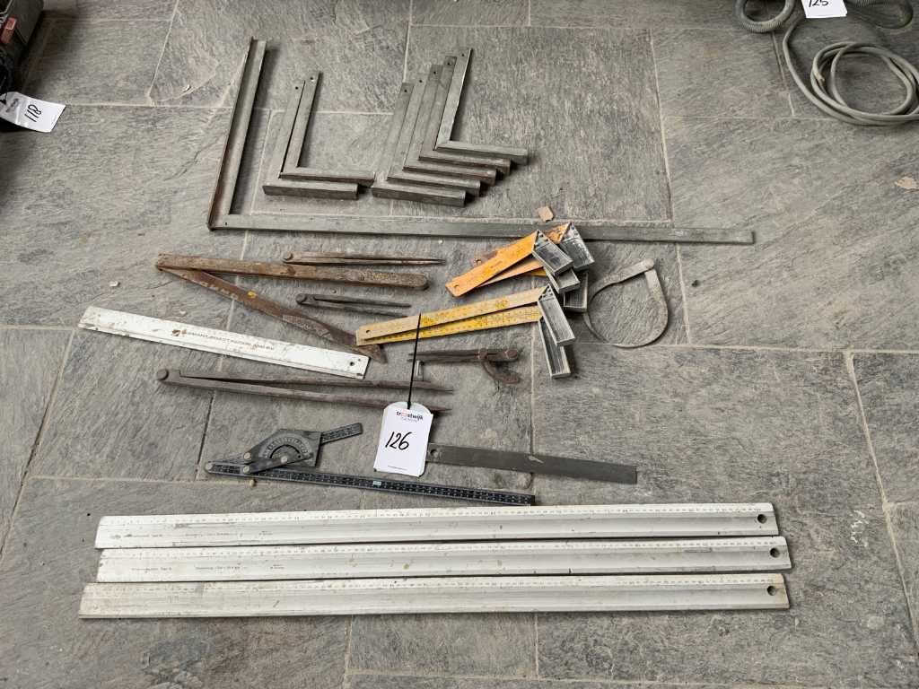 Batch of measuring tools