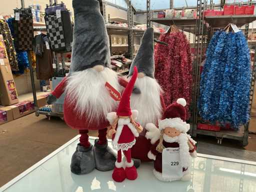 Weihnachtsdekoration. (4-fach)