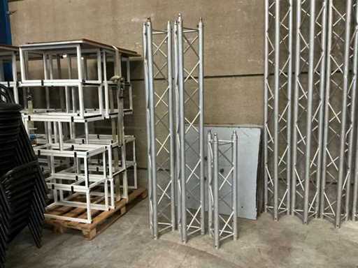 Verschiedene Aluminium-Fachwerke (3x)