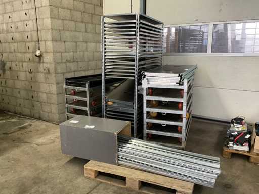 Duński wózek / wózek z kwiatami (11x)