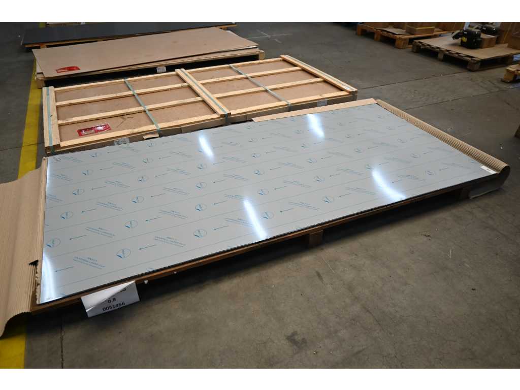 Black stainless steel sheets (4x)