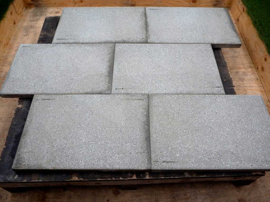 Concrete garden tiles 53,7m²
