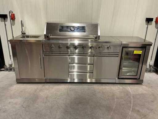 Six Burner BBQ HO06B01 Buiten keuken