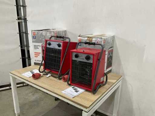 Eurom - EK9002 et EK5001 - Chauffage industriel (2x)