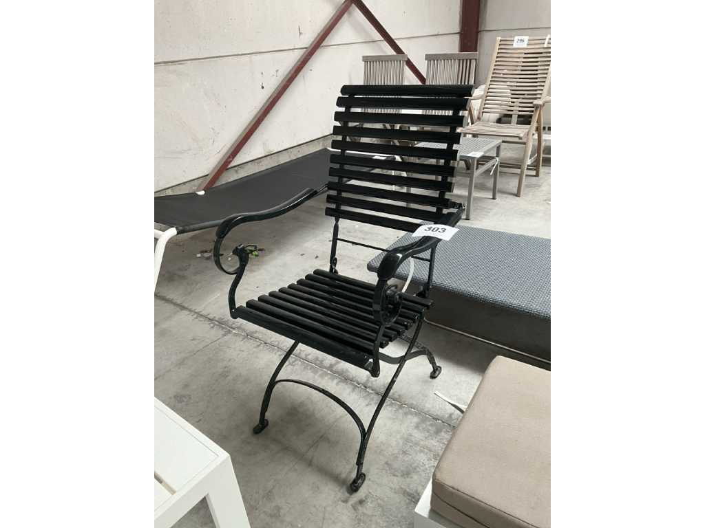 Metal patio chair ANTON DAMEN