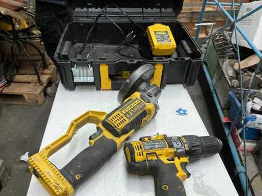 Stanley Battery screwdriver and angle grinder