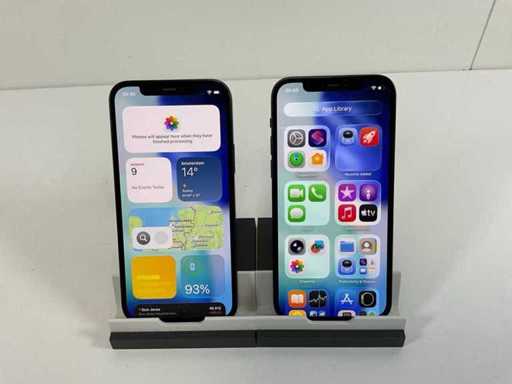 Apple iPhone 12 - 64 GB - Black (2x)