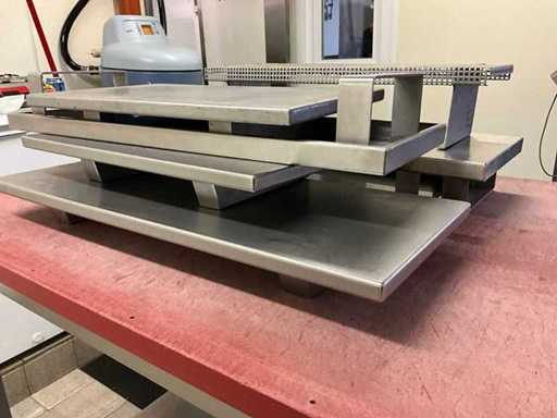 Bordures en acier inoxydable (7x)