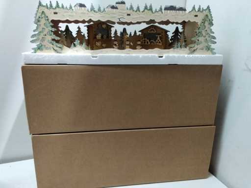 Scena de Cr?ciun incl. Iluminare LED (3x)