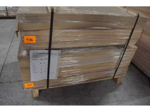 11x Massief eiken traptreden 33mm