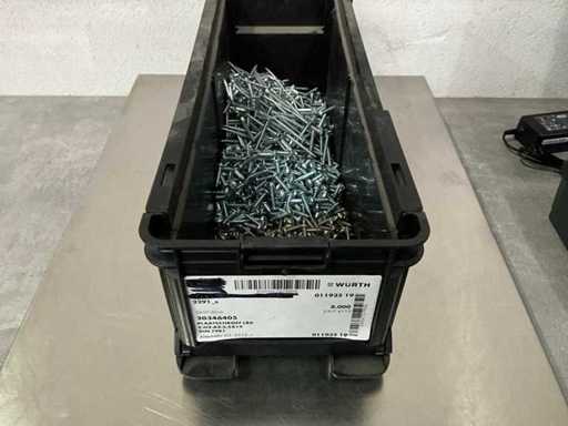 Würth 4.12 kg Assorti diverse schroeven in stapelbare bak