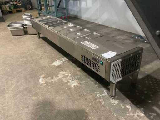 Eliwell EW961 Surface-mounted refrigerated display stainless steel