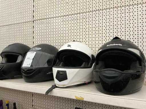 Mărimea Shark ?/Mărimea laserului M/RXA Mărimea M/Schuberth Mărimea ?, Căști de scuter folosite (4x)