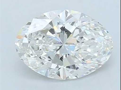 Forme ovale diamantée 1 Cts - IGI certifié D VVS