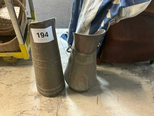 Antieke kolenkit (2x)