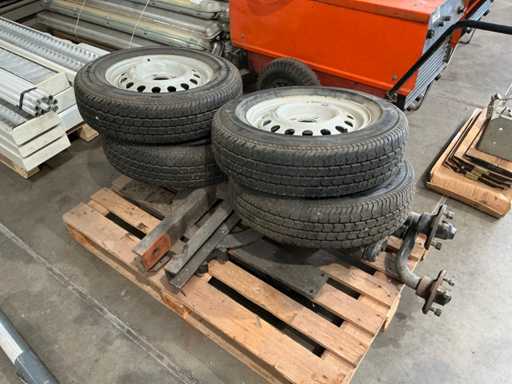 Axe de rotation avec axe supplémentaire