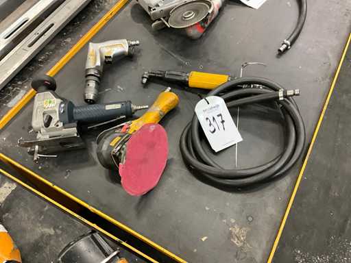 Atlas Copco / Bosch Various pneumatic tools (4x)