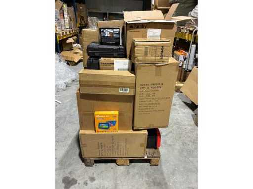 Marchandises de retour de palettes +500-1000 € Valeur de détail