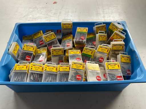 Rotadrill Varie viti in acciaio inox, ottone e zincato (100x)