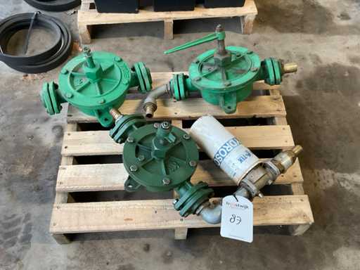 K3 K4 Schmetterlingspumpe (3x)