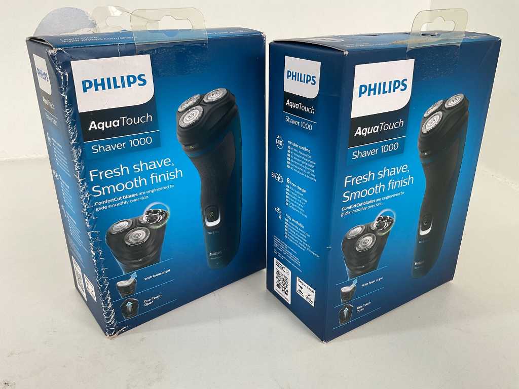 Philips - Aqua touch shaver 1000 - Scheerapparaat (2x)
