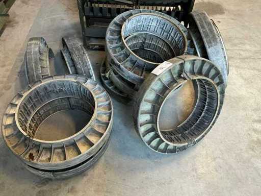 Ulaminium runflat rings (8x)