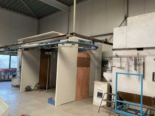 Linia powłokowania proszkowego