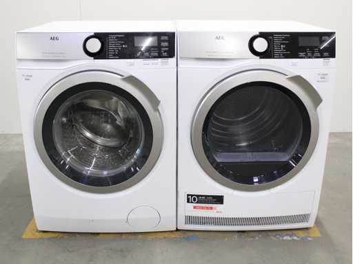 AEG 7000 Series | Lavamat ProSteam Technology Washing Machine & AEG 8000 Series | Lavatherm AbsoluteCare System Tumble Dryer