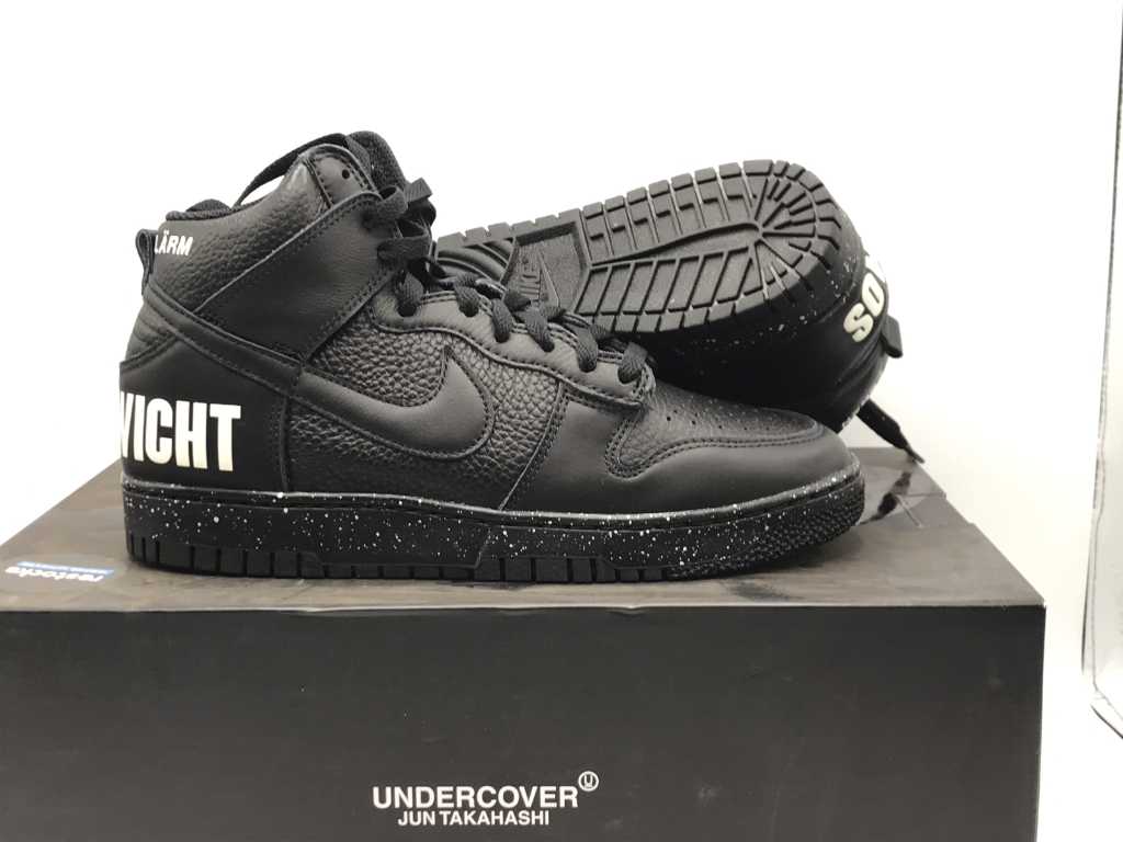 Nike Dunk High Undercover Chaos Black Sneakers 42.5