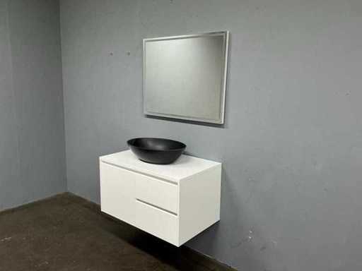 Ensemble de meubles de salle de bain - 90 cm