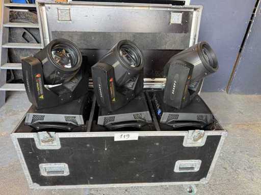 Claypacky - Sharpy - Capete mobile cu husă de zbor (3x)