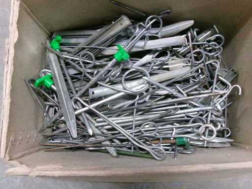 kg Tent peg mix, used (U1) (10x)