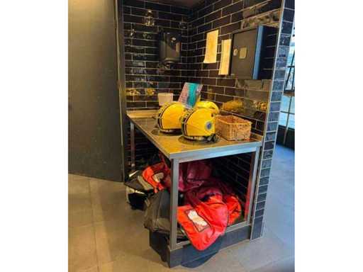 OVRI - Tavolo da lavoro in acciaio inox