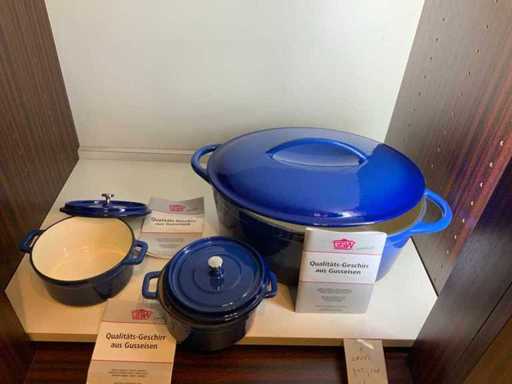 GSW Cast iron pot (2x)
