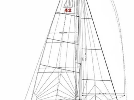 Elvstrom Dehler 42 Competition FCL EPEX Grootsail 57,5 m2 16,9 x 5,80