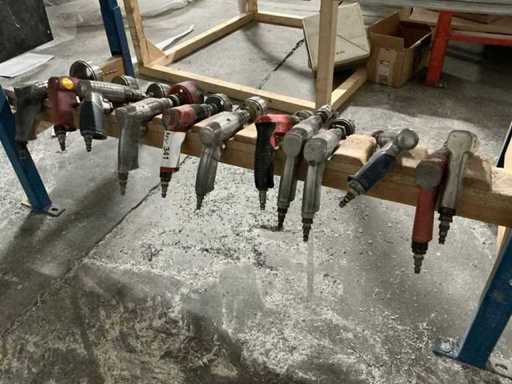 Diverse pneumatische schroefmachines (11x)