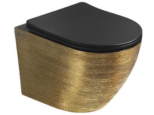 Mawialux design built-in wall closet with toilet seat (various color/finish options)