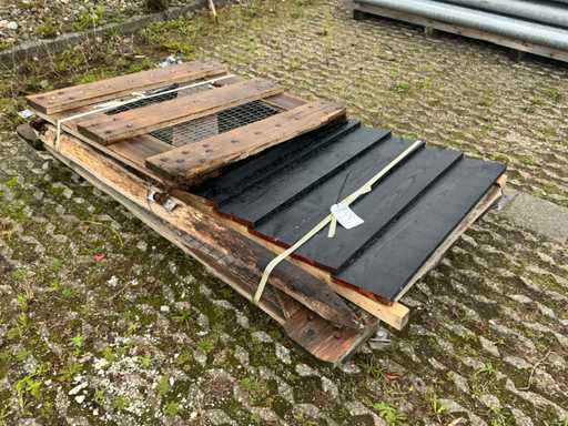 Tuinhek onderdeel (3x)