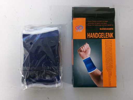 Paar Handgelenk Bandagen, blau, neuwertig (U2) (56x)