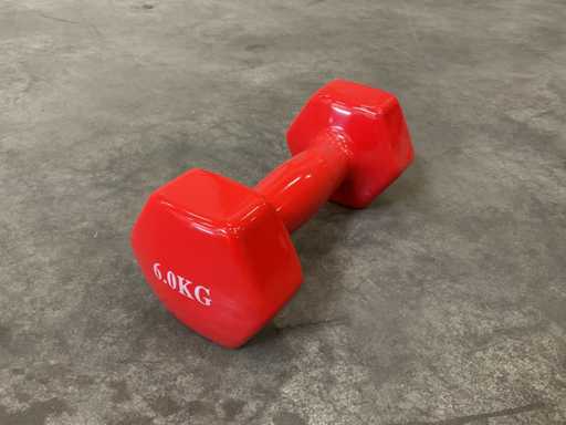 Set of 4 pieces 6kg dumbbells