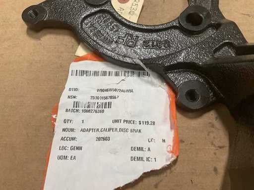 Caliper disk brake adapter