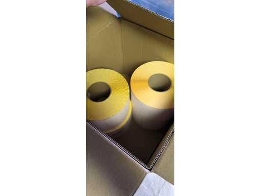 H. ESSERS & ZONEN NV THERMAL LABELS 100X200 MM Pallet of white thermal labels for printer