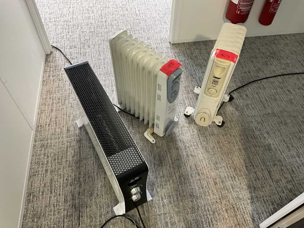 Set di riscaldatori elettrici portatili (3x)