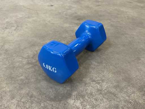Set of 4 pieces 6kg dumbbells