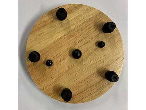 (99x) Plafondkap - Hout 5 aansluitingen - 15 cm