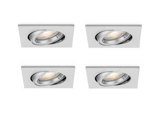 40 x projecteurs encastrés Viva Aluline au plafond, GU10