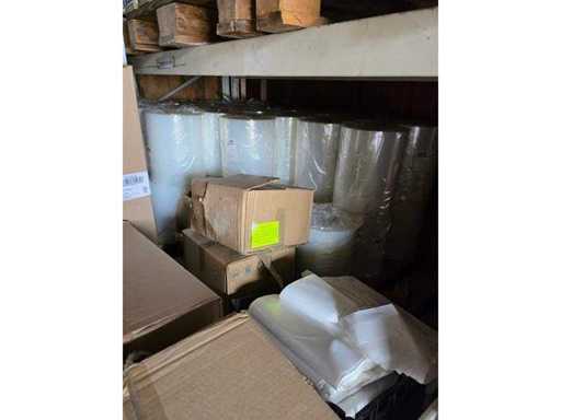 Pallet of film reels for thermoformer.