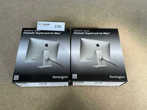 Kensington Clicksafe keyed lock for Imac (2x)